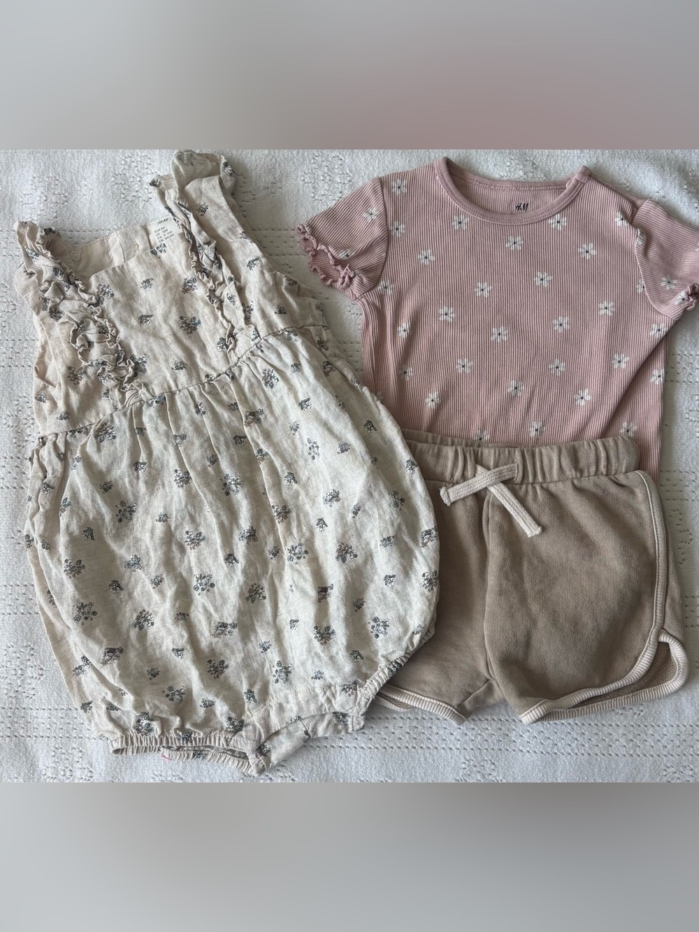 H&M Baby Girl Bundle 12M | Floral Summer Set